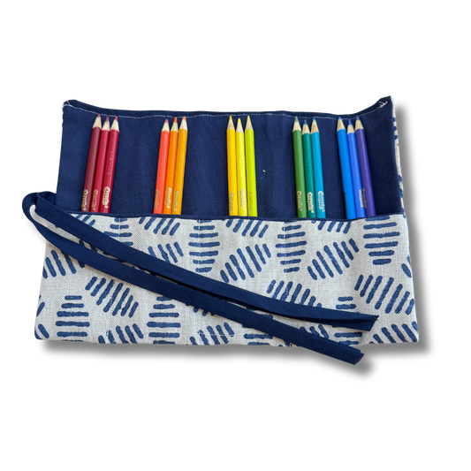 Fabric Brush / Pencil Roll Up Kit