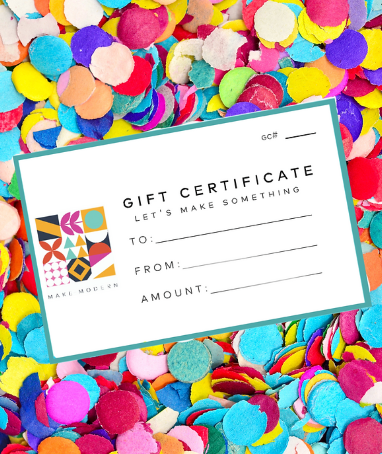 Make-Modern Gift Certificate